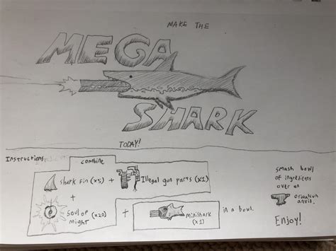 gatligator|megashark recipe.